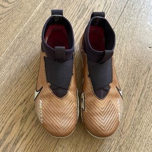 Nike Kids size 1.5 Zoom Mercurial Superfly 9 Pro FG Metallic Copper